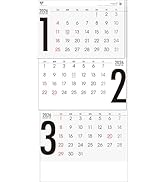 Amazon.co.jp: トーダン 2026年 カレンダー 壁掛け シンプル3（上から